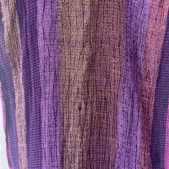 Elegant Pink and Purple Wrap/scarf Free Trade Item - Picture 3 of 11